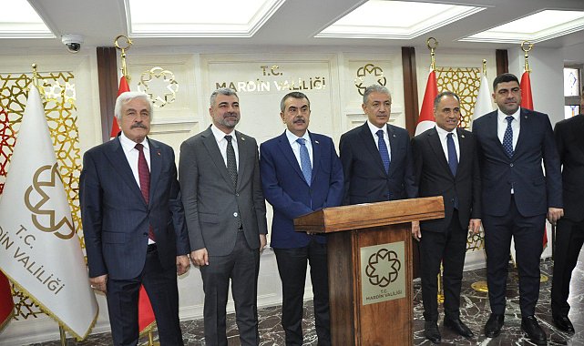 Bakan Tekin, Mardin'de