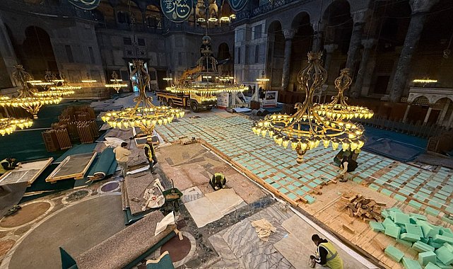 Bakanlıktan 'Ayasofya'da restorasyon' açıklaması