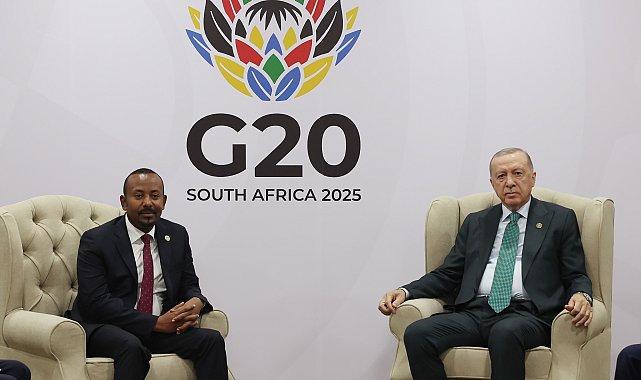 Cumhurbaşkanı Erdoğan, Etiyopya Başbakanı Ali ile görüştü