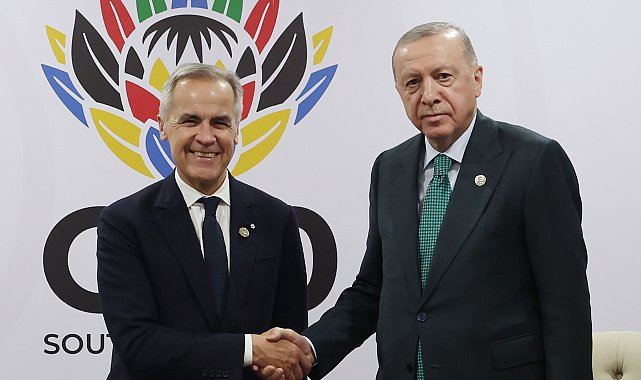 Cumhurbaşkanı Erdoğan, Kanada Başbakanı Carney ile görüştü