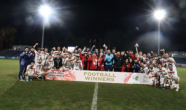 Deaflympics'te Türkiye A Milli Futbol Takımı olimpiyat şampiyonu oldu
