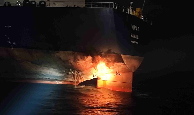 Denizcilik Genel Müdürlüğü: Karadeniz'de VIRAT isimli tanker isabet aldı; 20 personelin durumu iyi