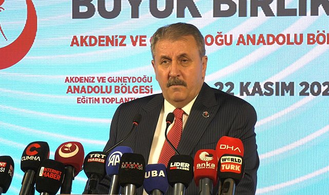 Destici: Terör örgütünün muhatap alınmasını doğru bulmuyoruz