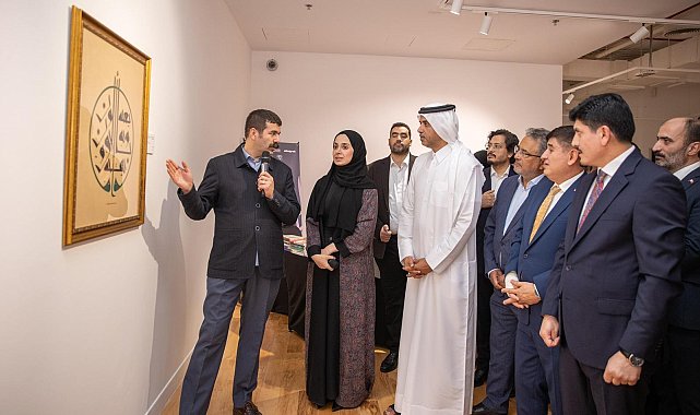 Âdil-i Mutlak Hat Eserleri Sergisi, Katar'da ziyarete açıldı