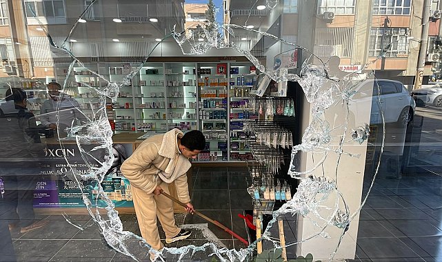 Eczaneye pompalı tüfekli saldırı; çok sayıda saçma isabet etti