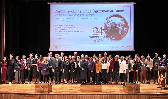 Hasan Kalyoncu Üniversitesi'nde 24 Kasım Öğretmenler Günü coşkusu