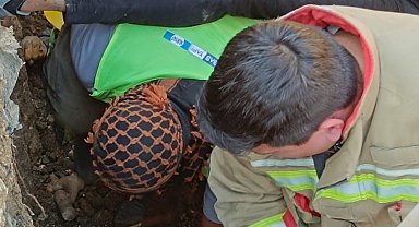 Hatay'da inşaat alanında göçük: 1 yaralı