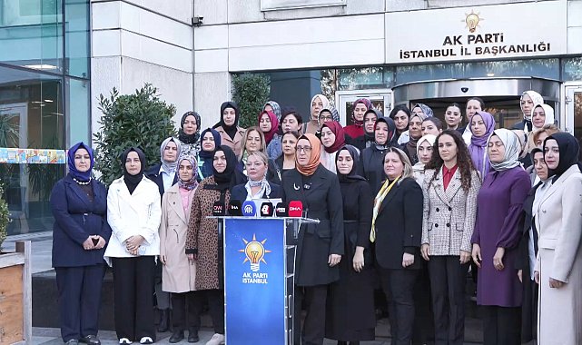 İstanbul-AK Parti İstanbul İl Kadın Kolları'ndan kadına yönelik şiddetle mücadele günü açıklaması
