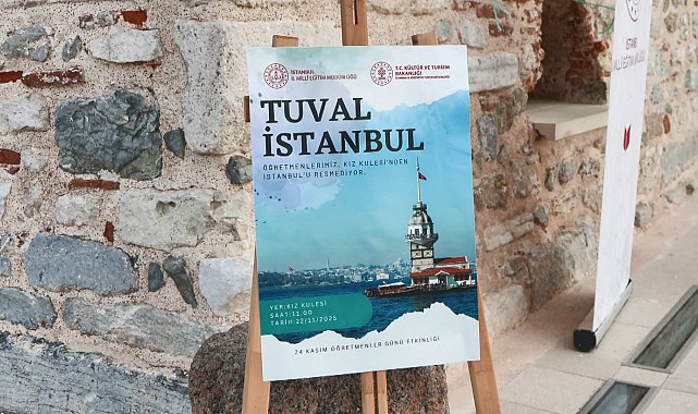 İstanbul- Kız Kulesinde 'Tuval İstanbul' etkinliği düzenlendi