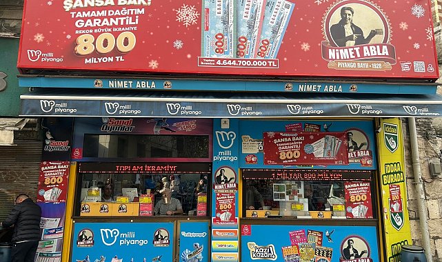 İstanbul - Milli Piyango yılbaşı çekilişinde dağıtım garantili rekor büyük ikramiye 800 milyon TL