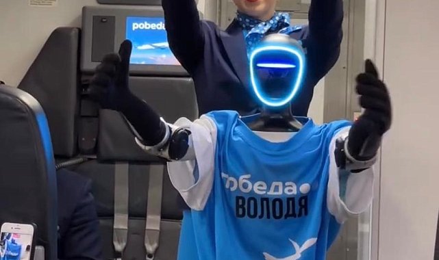 İstanbul - Rus havayolu şirketinden dünyada ilk kez robot kabin memuru testi