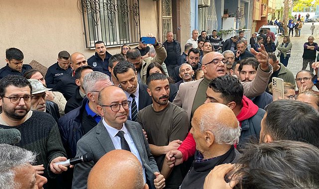 İzmir'de 'tahliye' arbedesi