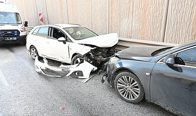 Kırıkkale'de zincirleme kaza: 4 yaralı