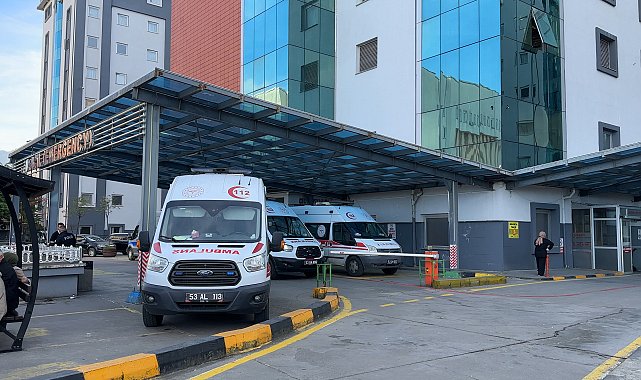 Rize'de yurtta tatlı yiyen 40 öğrenci hastanelik oldu