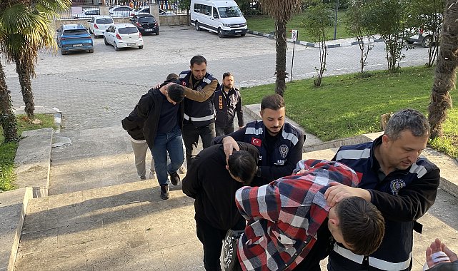 Samsun merkezli 5 ilde nitelikli dolandırıcılığa 9 gözaltı