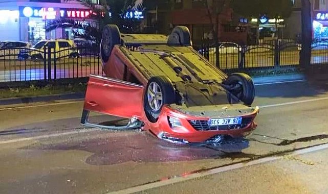 Samsun'da zincirleme kaza; 1 yaralı