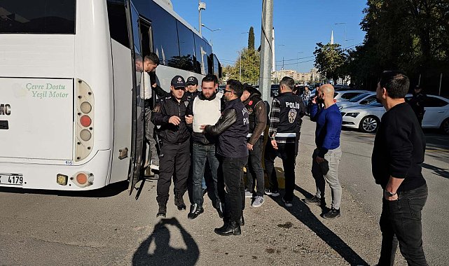 Silahlı alacak kavgasında 6 şüpheli adliyeye sevk edildi
