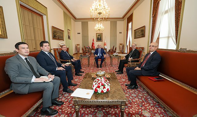 TBMM Başkanı Kurtulmuş, Özbekistan Büyükelçisi Khaydarov'u kabul etti