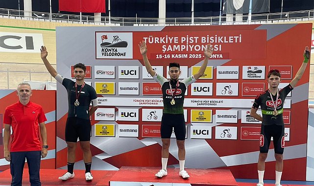 Torku Şeker Spor, Genç Erkek Pist Türkiye Şampiyonası'nda derece elde etti