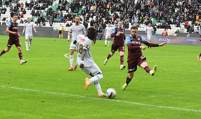 Trabzonspor ile Konyaspor 49'uncu randevuda
