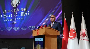 'Türk Diline Hizmet Ödülü' sahiplerini buldu