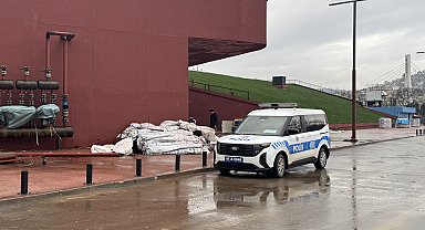 Akvaryum inşaatında düşen işçi yaralandı