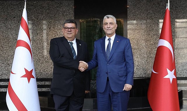 Bakan Bolat, KKTC Maliye Bakanı Berova ile bir araya geldi