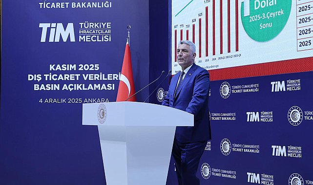 Bakan Bolat: Yıllıklandırılmış mal ihracatında rekor kırdık