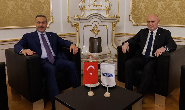 Bakan Fidan, AGİT Genel Sekreteri Sinirlioğlu ile görüştü