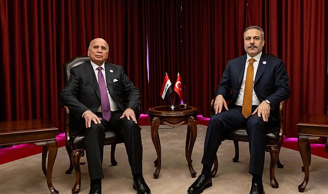Bakan Fidan, Iraklı mevkidaşı Hüseyin ile bir araya geldi