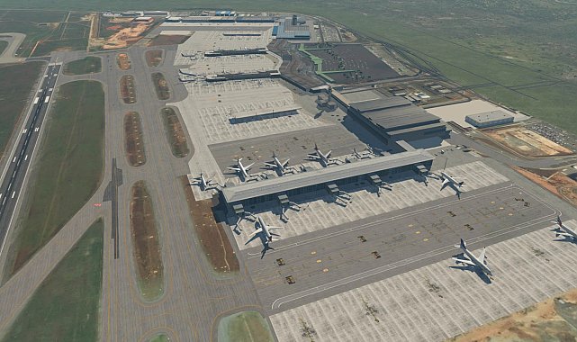 Brezilya'da pistteki bagaj yükleme aracında yangın çıktı