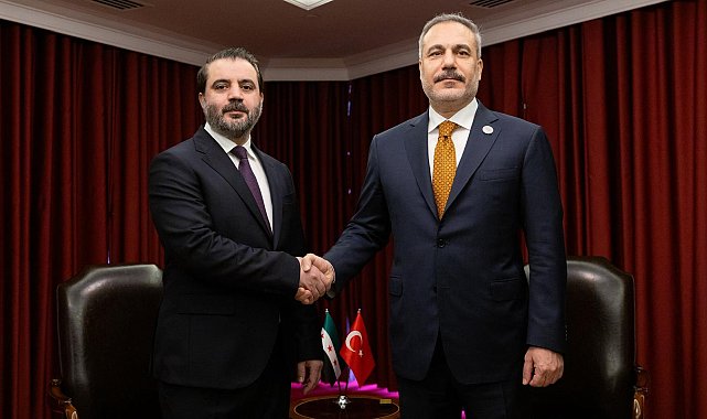 Dışişleri Bakanı Fidan, Suriyeli mevkidaşı Şeybani ile görüştü