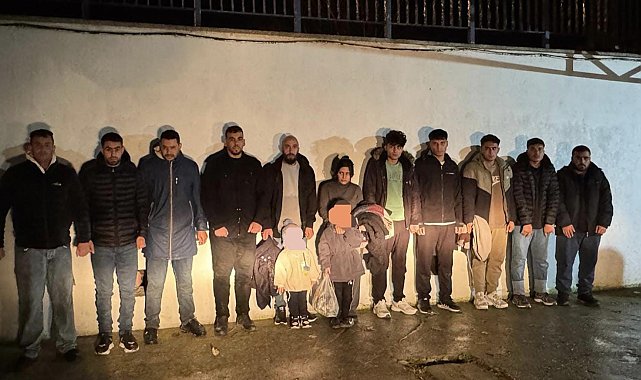 Edirne'de 13 kaçak göçmen yakalandı