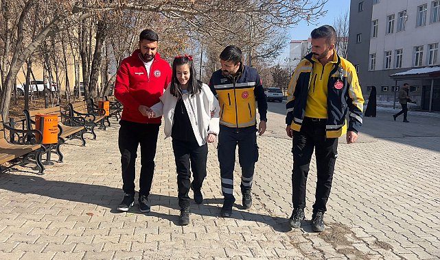 Hakkari'de sağlık ekipleri, Yelda'nın hayalini gerçekleştirdi