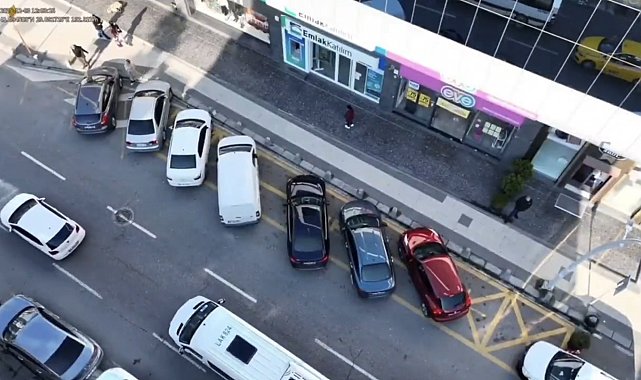 İstanbul - Beykoz'da dron destekli trafik denetimi