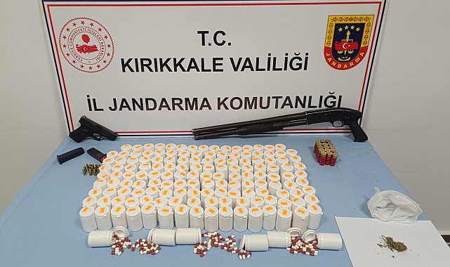 Kırıkkale'de 8 bin 252 uyuşturucu hap ele geçirildi