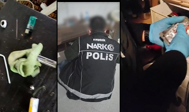 Kırşehir'de uyuşturucu operasyonunda 1 tutuklama