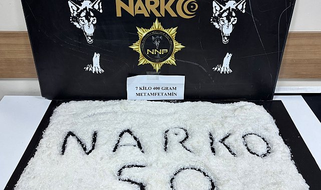 Nevşehir'de 7,4 kilo metamfetaminle yakalanan şüpheli tutuklandı