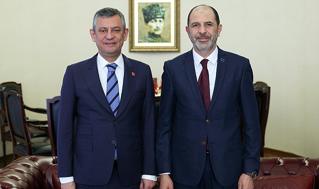 Özel, KKTC Halkın Partisi Genel Başkanı Özersay ile görüştü