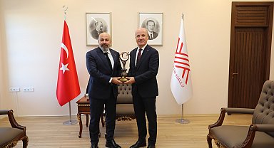 RDÜ Mütevelli Heyet Başkanı Barış Çakmakçı'dan YÖK Başkanı Prof. Dr. Erol Özvar'a ziyaret