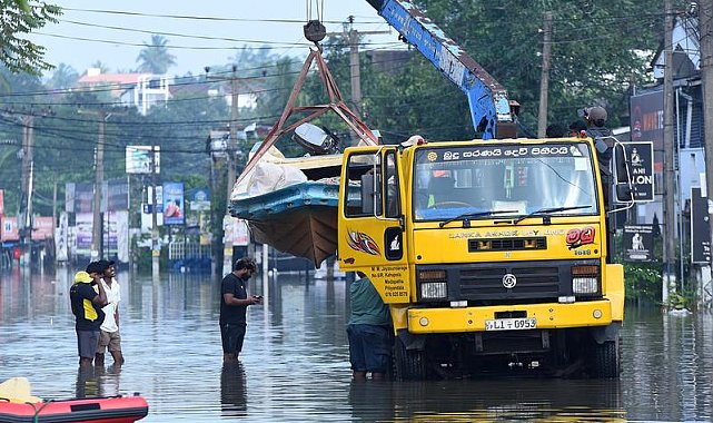 Sri Lanka'da şiddetli yağışların yol açtığı afetlerde hayatını kaybedenlerin sayısı 627'ye yükseldi