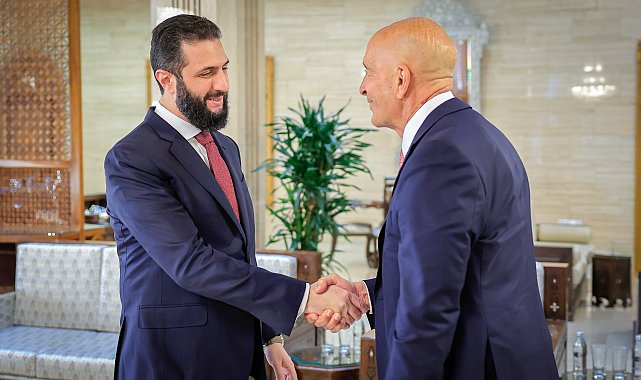 Suriye Cumhurbaşkanı Şara, ABD'nin Suriye Özel Temsilcisi Barrack'ı kabul etti