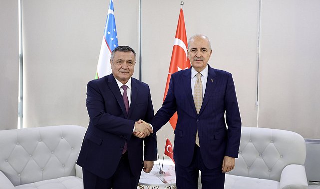 TBMM Başkanı Kurtulmuş, Özbekistan Ali Meclisi Yasama Meclisi Başkanı İsmailov ile görüştü