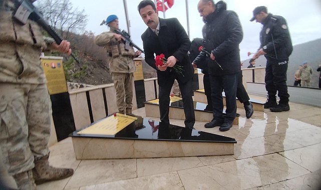 Tokat'ta 16 yıl önce şehit olan 7 asker için anma töreni
