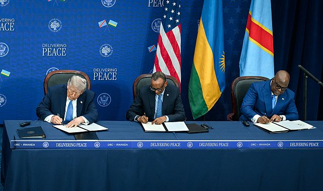 Trump'ın ara buluculuğunda Ruanda ve Kongo Demokratik Cumhuriyeti barış anlaşması imzalandı