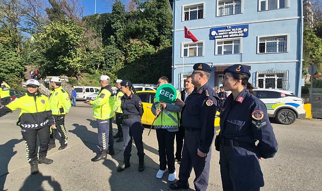 Zonguldak'ta özel bireylerden trafik denetimi