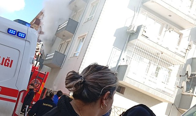 4 katlı binada çıkan yangında yatalak hasta ile kedisi öldü