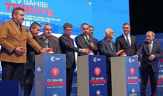 Amasya'da 'Yüzyılın Konut Projesi'nde kura çekimi yapıldı