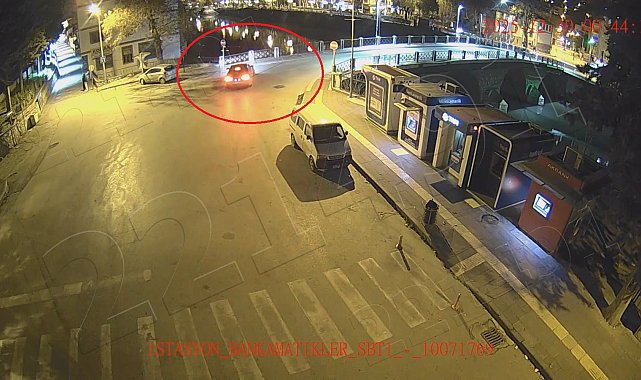 Amasya'da trafik kazaları KGYS kameralarına yansıdı