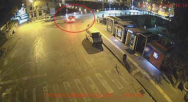 Amasya'da trafik kazaları KGYS kameralarına yansıdı